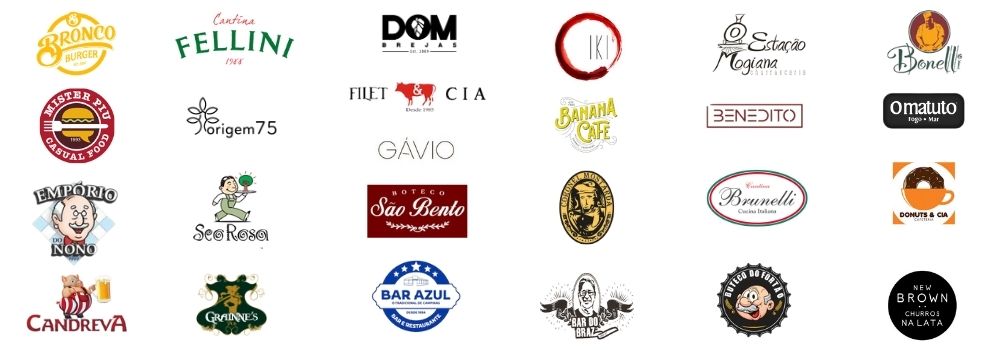 Clientes IntegraFood - Marcas que confiam nas soluções Colibri